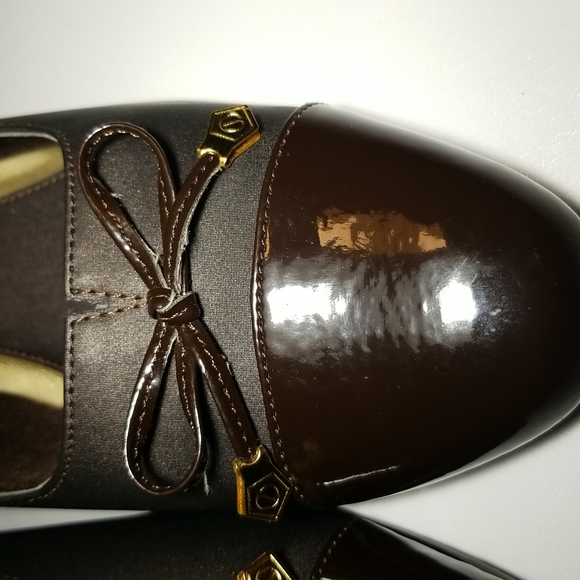 Soft Style brown vinyl block heels, women's size 7.5 - Picture 10 of 15